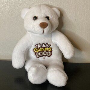 Teddy Grahams Collectable 2000 Bear - Vintage "TG" The Millennium Bear Plush